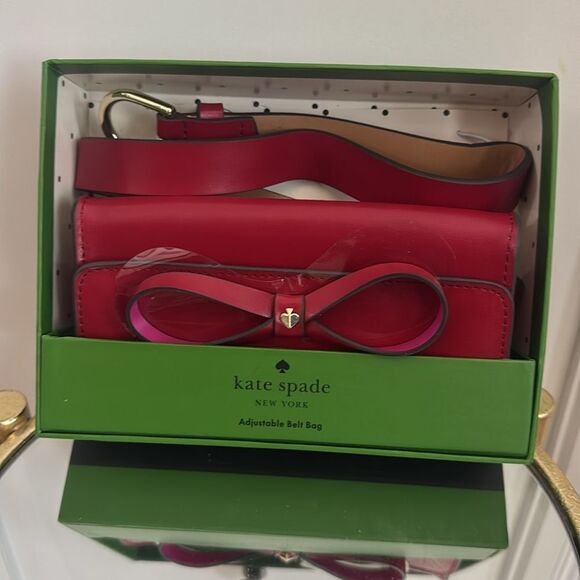 Kate Spade Red Leather Belt Bag - Picture 8 of 9
